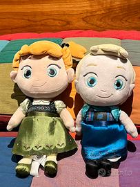 Anna ed Elsa peluche originali Disney 30 cm