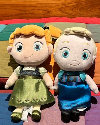 Anna ed Elsa peluche originali Disney 30 cm