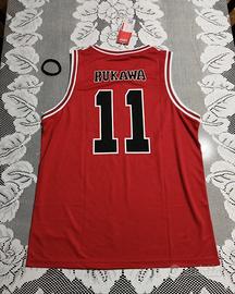canotta basket slam dunk shohoku rukawa
