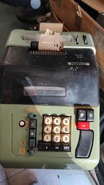 calcolatrice vintage Olivetti da sistemare 