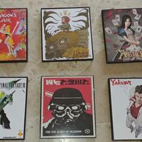 Quadretti Anime - Videogiochi - Film