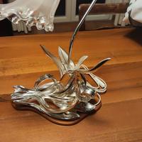 Lampada placcata argento