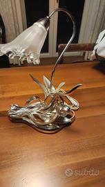 Lampada placcata argento