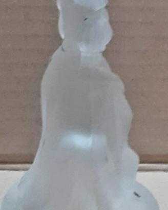 Statuina Biancaneve Walt Disney Vetro Satinato