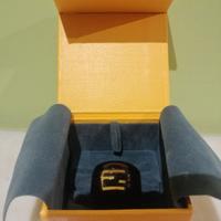 Anello Fendi 2 cm Diametro con logo e confezione