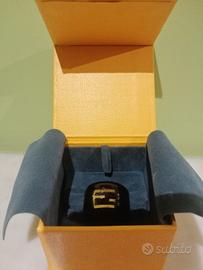 Anello Fendi 2 cm Diametro con logo e confezione