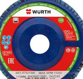 Dischi abrasivi/lamellari della WURTH