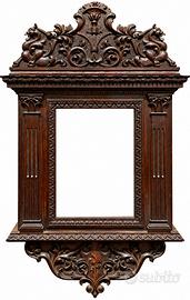 Tabernacolo in legno intagliato XIX secolo