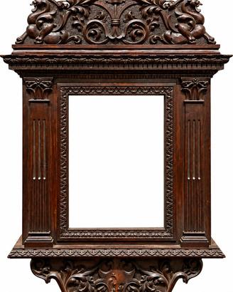 Tabernacolo in legno intagliato XIX secolo