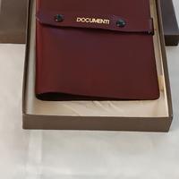 PORTADOCUMENTI IN PELLE VINTAGE ORIGINALE