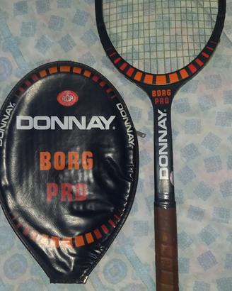 racchetta Donnay Pro Borg con custodia originale 