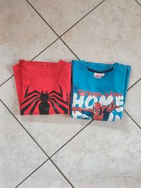 Magliette Spiderman 4/5 anni