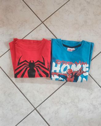 Magliette Spiderman 4/5 anni