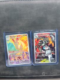 Lotto pokemon 2 carte