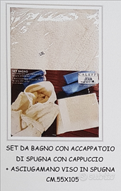 Accappatoio e asciugamano Caleffi