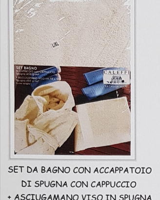 Accappatoio e asciugamano Caleffi