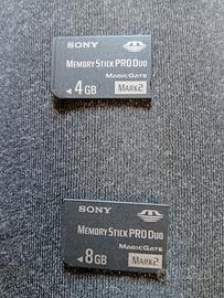 Memory Stick 4 + 8 gb