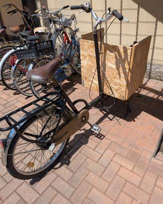 Bici cargo bike trasporto cani / spesa