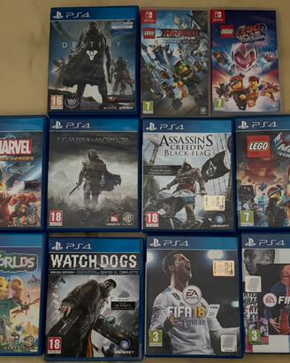 🎮 Giochi PS4 & Nintendo Switch originali – da 5€