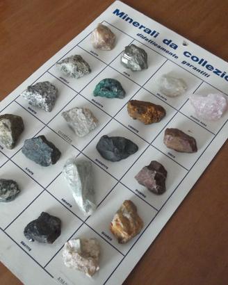 COLLEZIONE MINERALI
