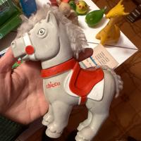 Cavallo chicco in gomma vintage