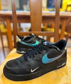 Nike AF1 Low "Black Wolf Grey Metallic Silver"