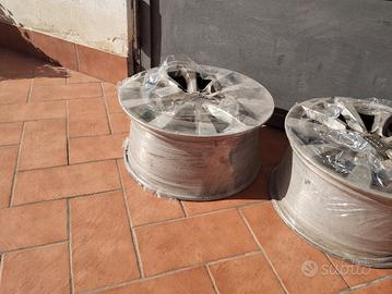 4 cerchi in lega Audi A6 17" originali 