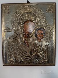 Quadro Icona Rilievo in Argento