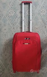 Valigia trolley cabina samsonite rossa 50x33x20 cm