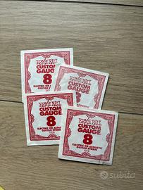 Corde per chitarra Ernie Ball 1008