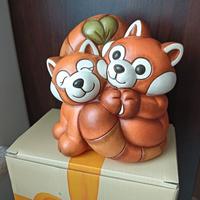 coppia panda rosso thun grande