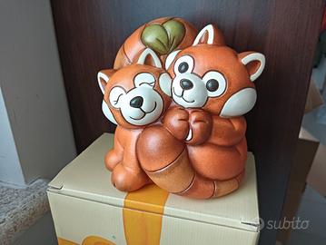 coppia panda rosso thun grande