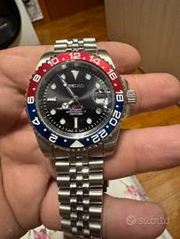 Orologio Seiko Mod GMT pepsi automatico(NH35)