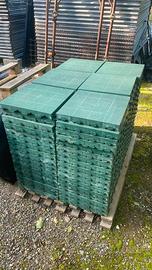 piastrelle/pavimento in plastica verde