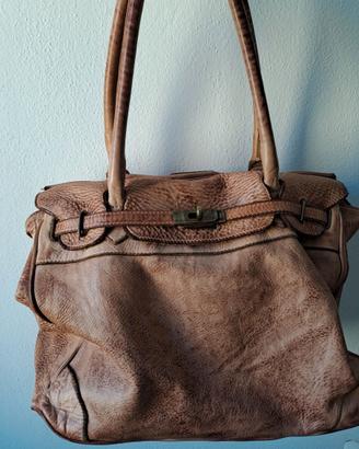 Borsa in pelle Byside modello Birkin