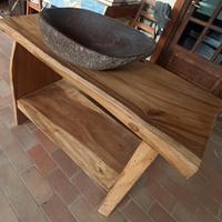 Mobili bagno design naturale stile etnico