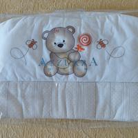 Paracolpi culla su tre lati 100% cotone