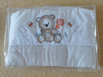 Paracolpi culla su tre lati 100% cotone