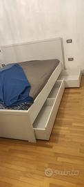 Letto ikea unapiazza e mezza francese
