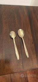 2 Cucchiaini da caffè  Argento mille