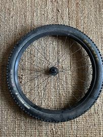 Forcella e ruota gommata