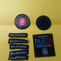 set di balenciaga gomma PVC, cotone e retrocollo
