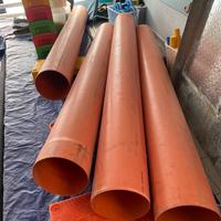 Tubi pvc rosso da 315 mm - totale 12 mt