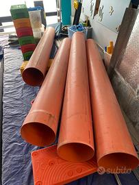 Tubi pvc rosso da 315 mm - totale 12 mt