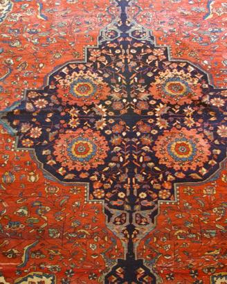 Tappeto Antico 200 anni persiano Sarouk Ferahan