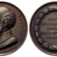 Medaglia bronzo Andrea Palladio. 1843
