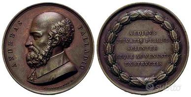 Medaglia bronzo Andrea Palladio. 1843