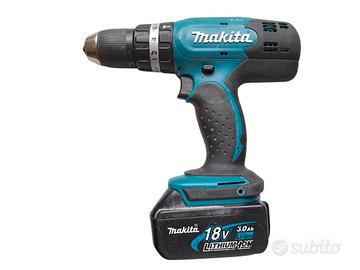 Makita DHP453Z Trapano combi, batteria omaggio (F)