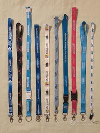 🔑 Set 10 Lanyard & Portachiavi Promozionali