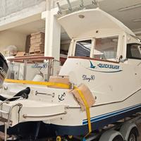 QUICKSILVER 640 WEEKEND + rimorchio CRESCI n3000